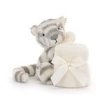 JELLYCAT BASHFUL SNOW TIGER SOOTHER